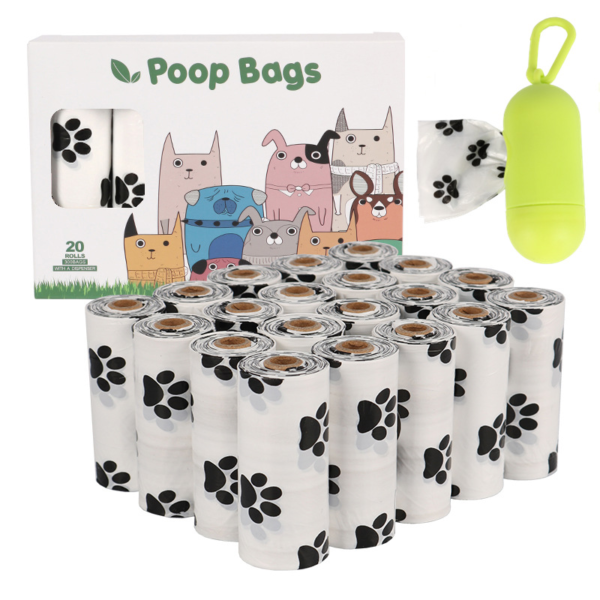 Dog Poop Bags With Dispenser